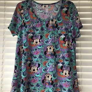 LulaRoe Disney Classic Tee size Large